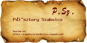 Pásztory Szabolcs névjegykártya